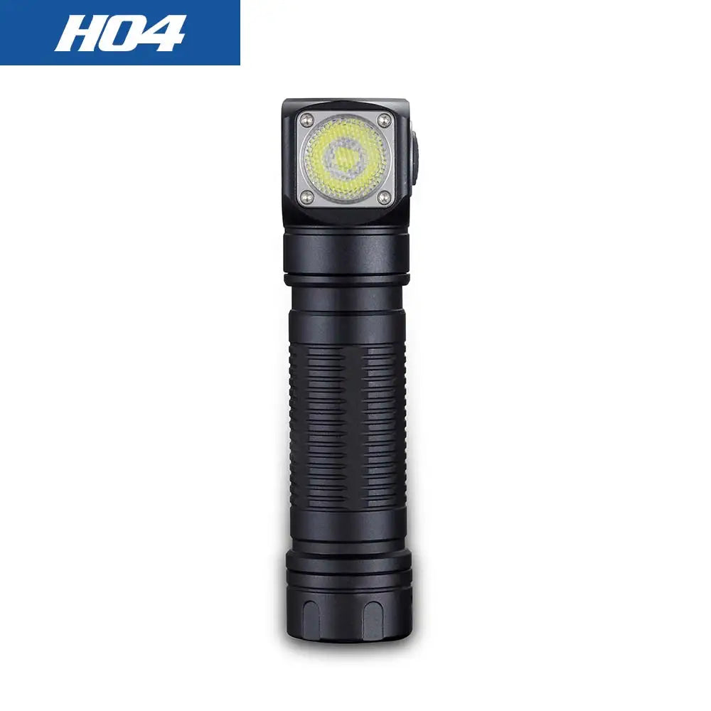 SKILHUNT 1200lumens LED Flashlight,H04 Series Light Weight Head lamp,Tail magnet 18650 Headlamp,Easy Clip Running Working