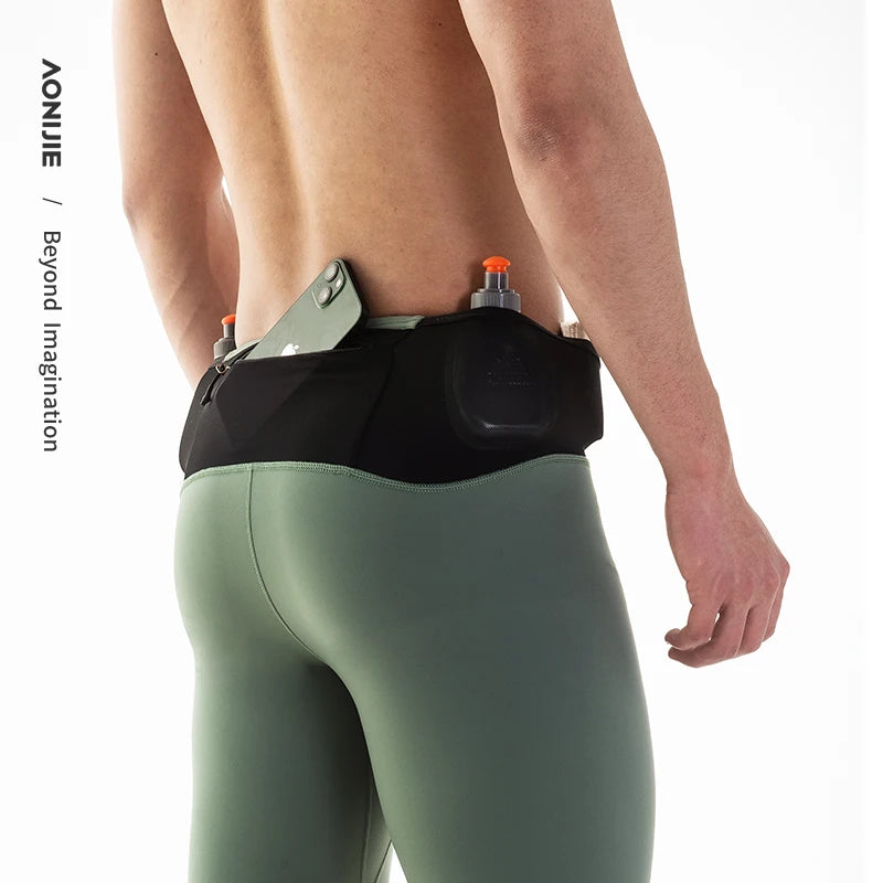 AONIJIE FM5120 Man Male Sports Quick Drying Compression Shorts Tight Elastic Fifth Pants For Summer Training Running Cycling