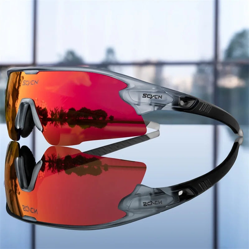 Polarized 3 Lens Men Women Cycling Fishing Sport Glasses Road Bike Racing Goggles Bicycle Running Driving Sunglasses MTB Eyewear