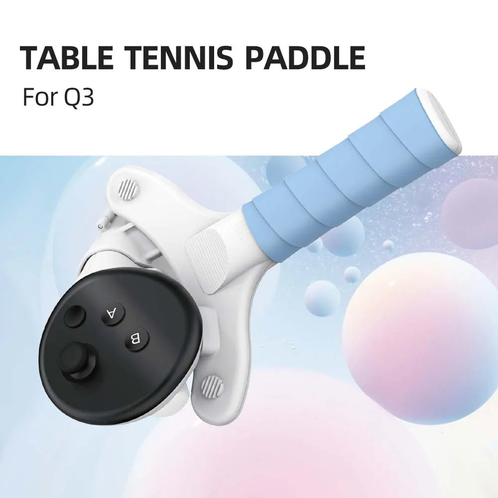 AMVR Table Tennis Adaptor for Quest 3 Controller Handle Grip VR Gaming Accessories