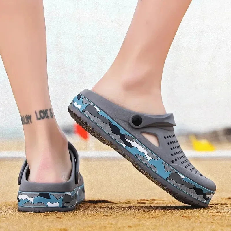 New Men Sandals Casual Shoes EVA Lightweight Slippers Unisex Colorful Shoes for Summer Beach Hot Sale Brand Clogs Zapatos Hombre