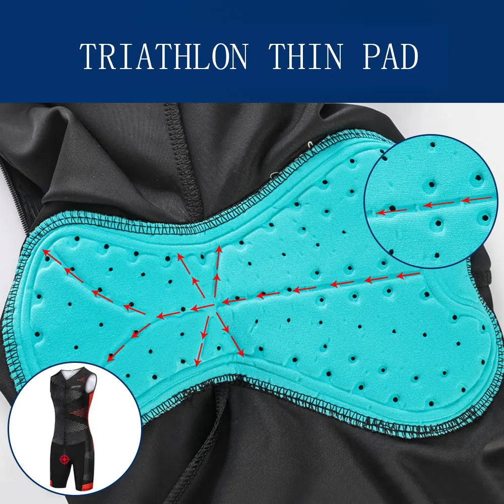 Men Pro team triathlon suit Cycling Clothing Skinsuit jumpsuit Maillot Cycling Jersey Ropa Ciclismo Sportswear swimming Jerseys