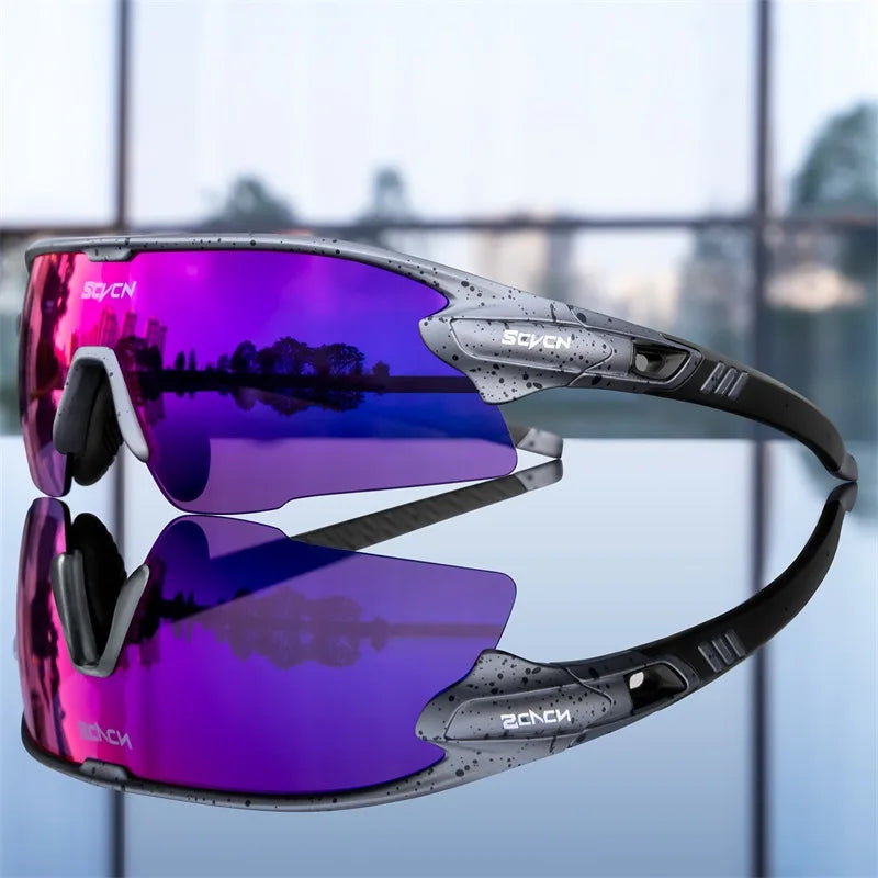 Polarized 3 Lens Men Women Cycling Fishing Sport Glasses Road Bike Racing Goggles Bicycle Running Driving Sunglasses MTB Eyewear