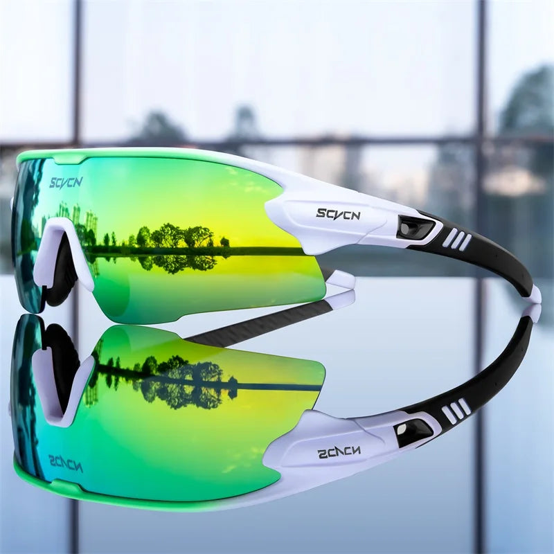 Polarized 3 Lens Men Women Cycling Fishing Sport Glasses Road Bike Racing Goggles Bicycle Running Driving Sunglasses MTB Eyewear