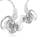 QKZ AK6 Wired Headphones Dual Drive HiFi Earphone with Microphone 3.5mm Sport Running Music Earbuds Bass Stereo Headset Original