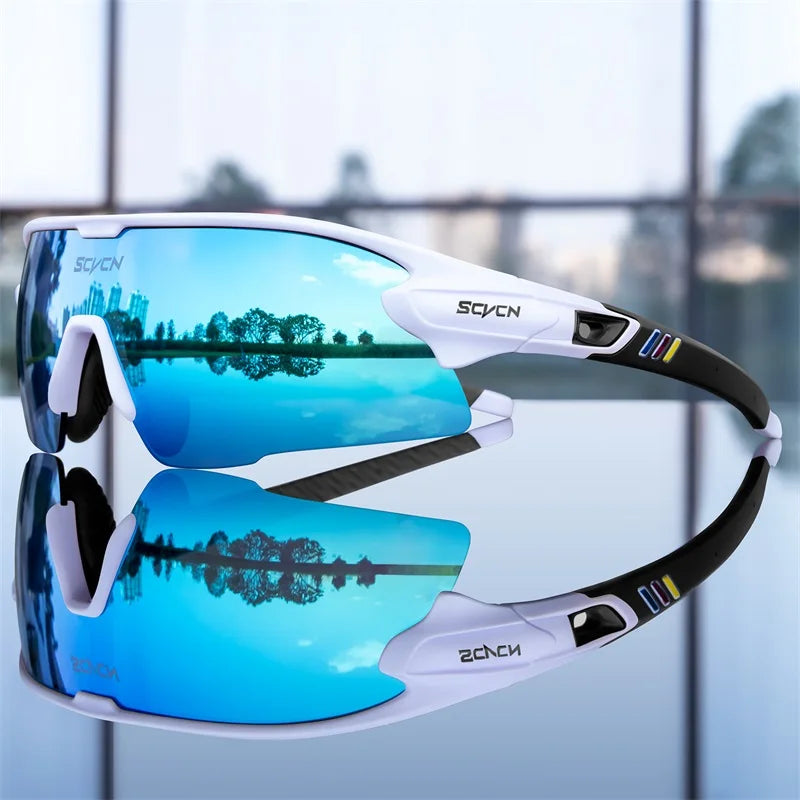 Polarized 3 Lens Men Women Cycling Fishing Sport Glasses Road Bike Racing Goggles Bicycle Running Driving Sunglasses MTB Eyewear